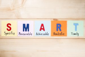 Using the acronym SMART Goals for writing clear objectives