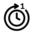 one hour clock