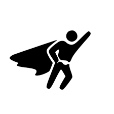 UF + Quality Matters Superhero Icon