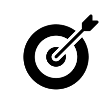 arrow on a target