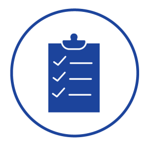 Icon of a clipboard.