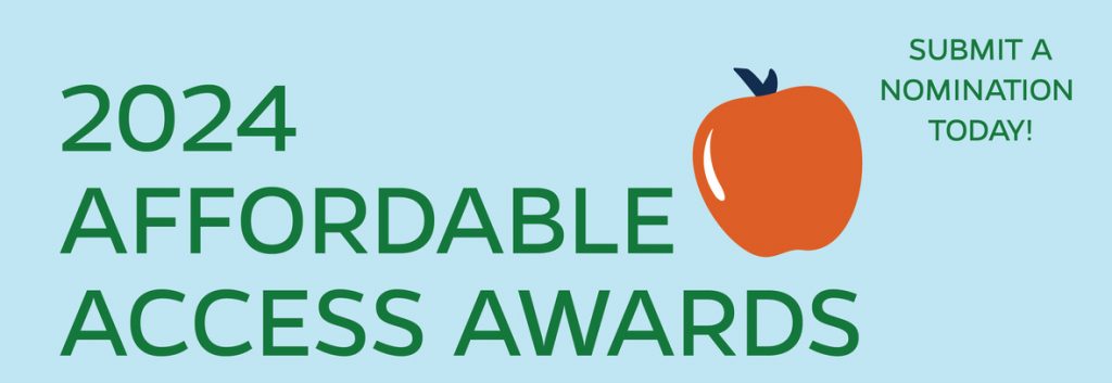Affordable Access Awards info graphic.